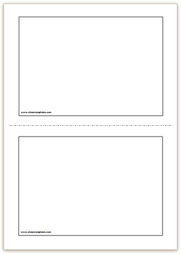 Printable_Flash_Cards_Template_2x1 Let's TEFL