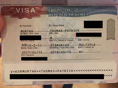 Korean E-2 visa guide